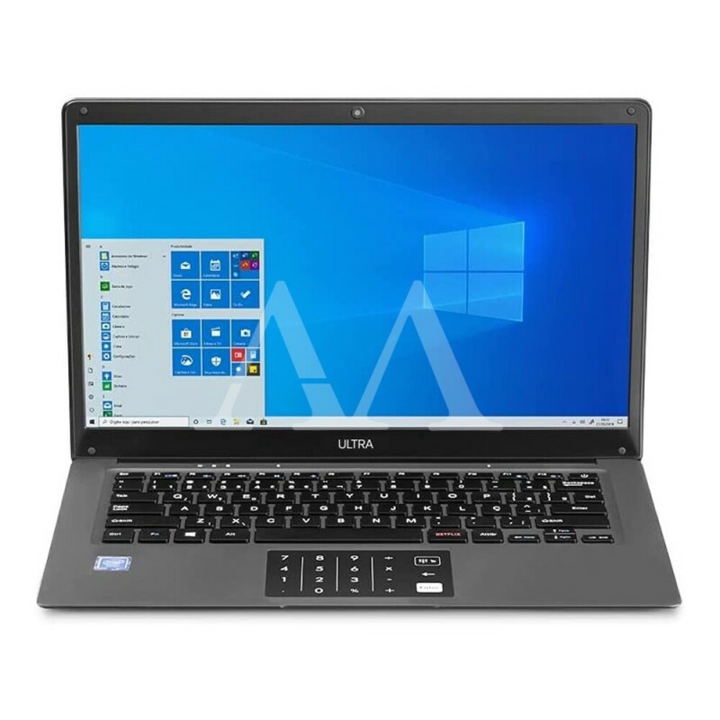 NOTEBOOK MULTILASER LEGACY CLOUD QUAD CORE 14.1" 4GB/64GB WIN 10 HOME PC137 CINZA