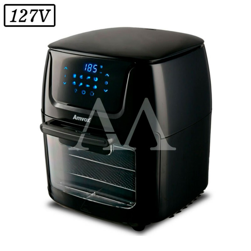 FRITADEIRA 12L AMVOX AIR FRYER OVEN ARF1222 1700W 110V PRETA