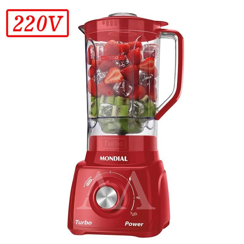 LIQUIDIFICADOR MONDIAL L-99 FR 3 VEL 220V VERMELHO