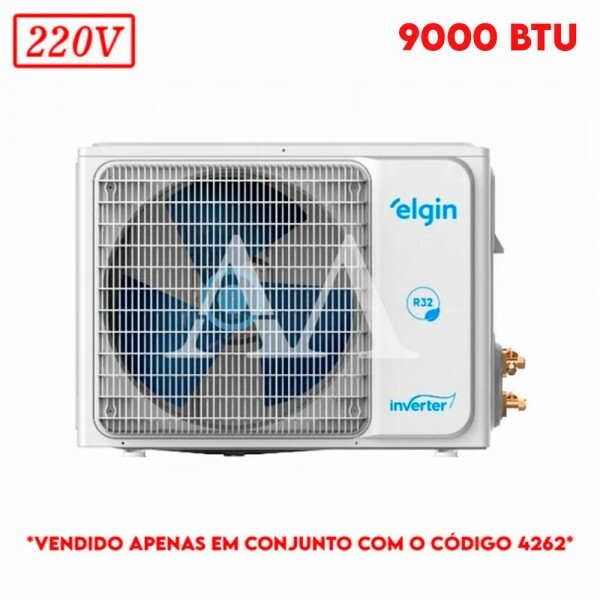 AR CONDICIONADO CONDENSADOR ELGIN SPLIT HIGH WALL ECO INVERTER II C/ WIFI 9000 BTU 220V