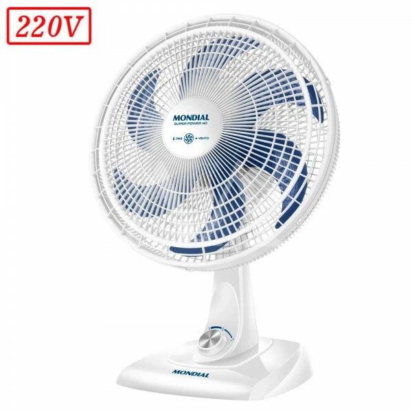 VENTILADOR MONDIAL VSP40W SUPER POWER 40CM 6 PAS 3 VEL 220V BRANCO