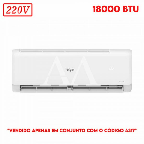 AR CONDICIONADO EVAPORADORA ELGIN SPLIT HIGH WALL ECO INVERTER II C/ WIFI 18000 BTU 220V