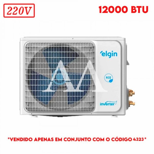 AR CONDICIONADO CONDENSADOR ELGIN SPLIT HIGH WALL ECO INVERTER II C/ WIFI 12000 BTU 220V