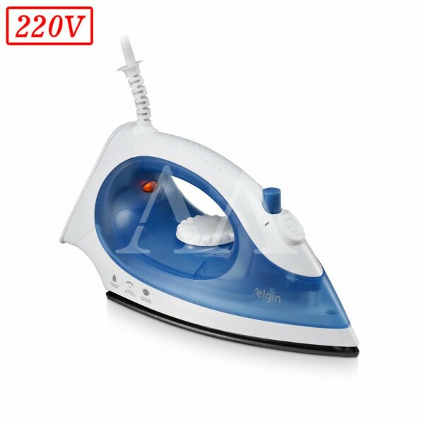 FERRO DE PASSAR ELGIN A VAPOR IRON PRESS 220V BRANCO/AZUL