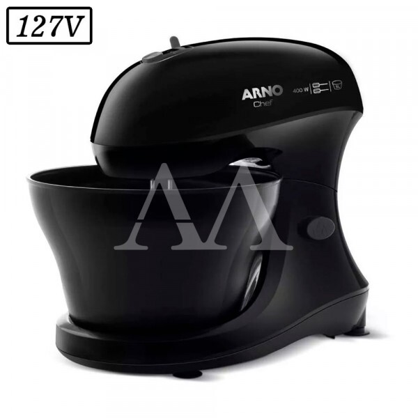 BATEDEIRA ARNO CHEF SM01 1 TIGELA 400W 5 VEL 127V PRETA