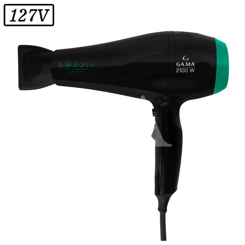 SECADOR DE CABELO GAMA BABOSA CERAMIC ION 2100W 127V