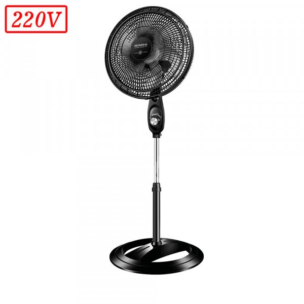 VENTILADOR MONDIAL VSP40C-NB SUPER POWER COLUNA 40CM 6 PAS 3 VEL 220V PRETO