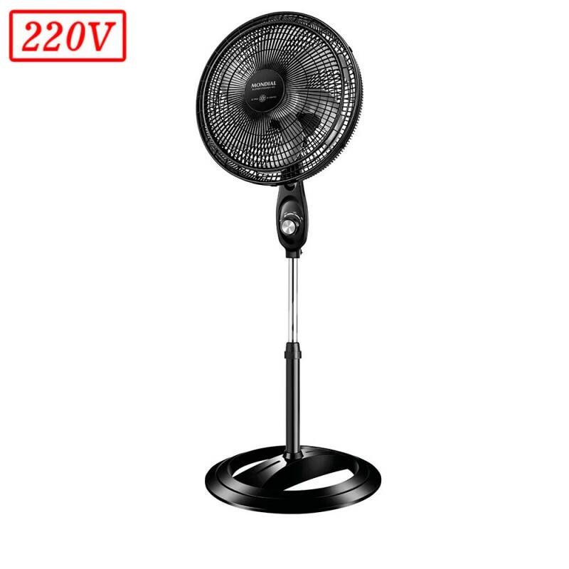 VENTILADOR MONDIAL VSP40C-NB SUPER POWER COLUNA 40CM 6 PAS 3 VEL 220V PRETO